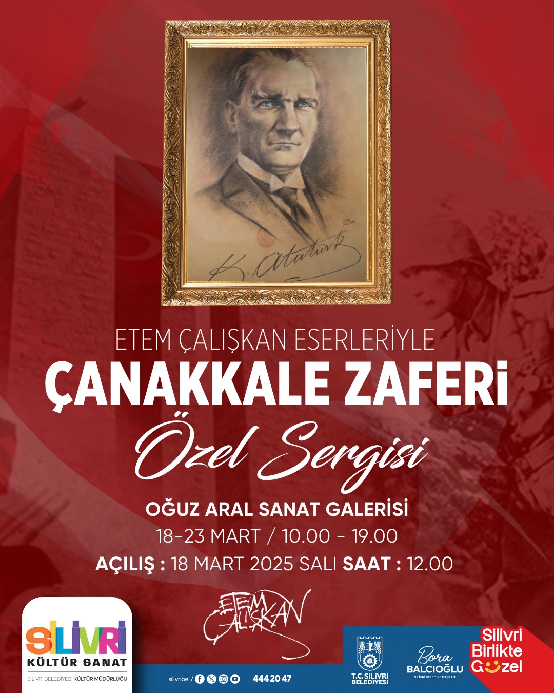 18 MART ETEM ÇALIŞKAN ÖZEL SERGİSİ
